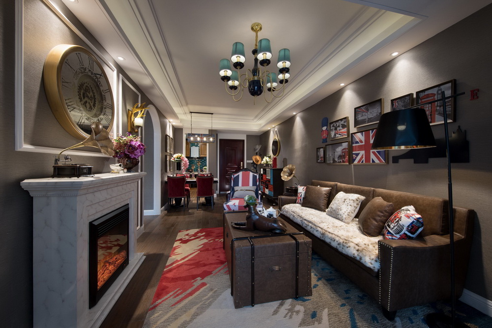 浔南名邸英伦风样板房设计-9