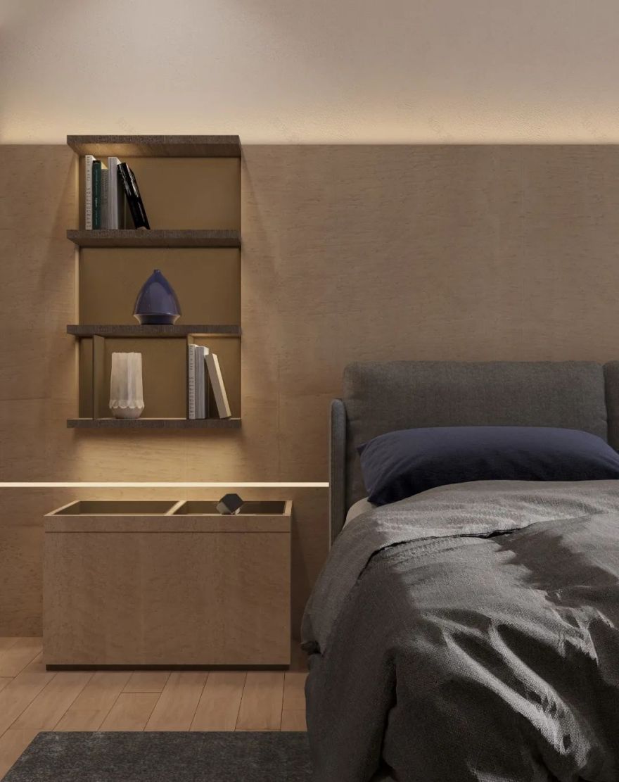 都会主义的空间叙述新技 – 顶层复式公寓室内改造丨中国上海丨上海境物建筑设计咨询有限公司-27