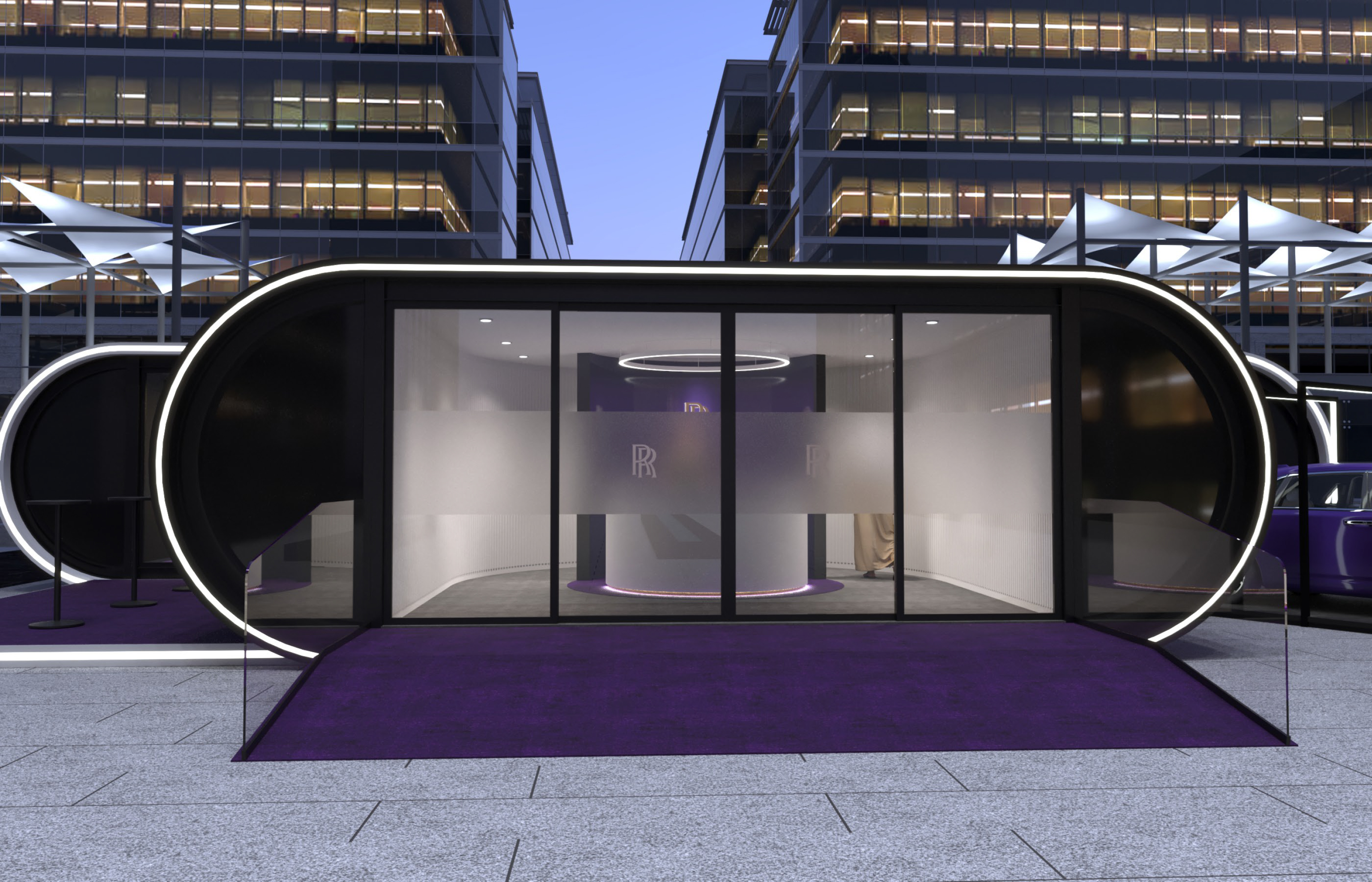 劳斯莱斯弹出式展示（具体含义需根据语境判断，如果这里POP UP是指弹出式店铺、活动等，常见可理解为劳斯莱斯快闪店 ，若为游戏等场景可能是劳斯莱斯弹出窗口；这里按宽泛的弹出式展示翻译，若有更多语境可更精准翻译） -3