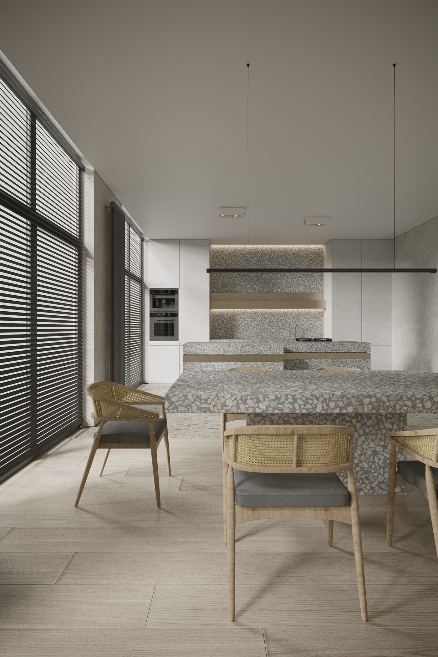 极简中性风公寓设计 干净利落！-14