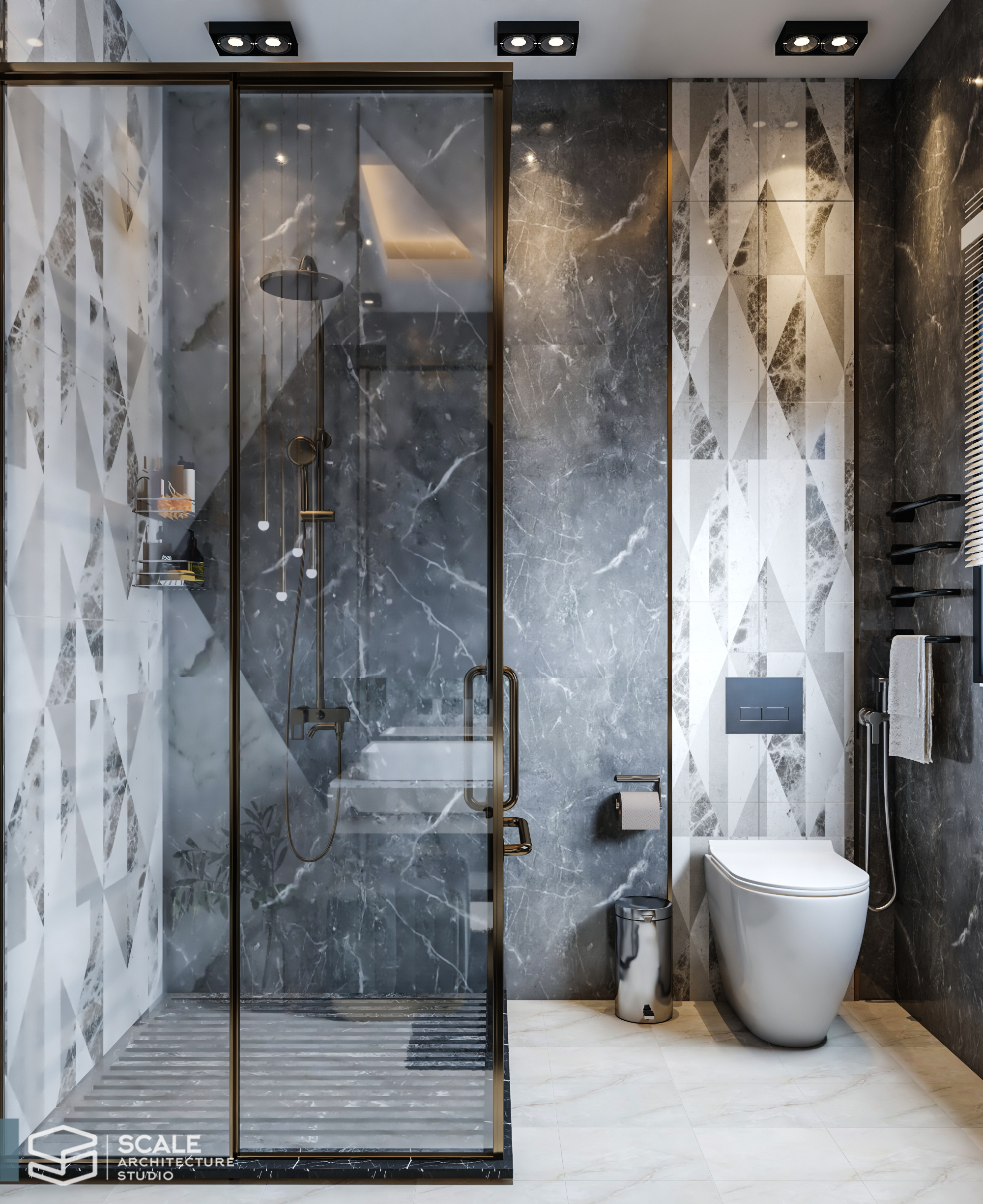 优雅浴室丨Scale Architecture studio office-5