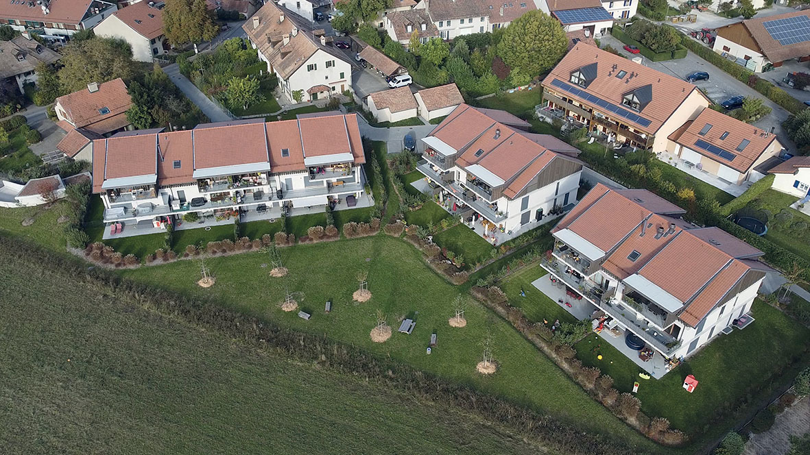 Les Prés  de  Boisset村庄建筑项目丨瑞士日内瓦丨Architectes.ch-2