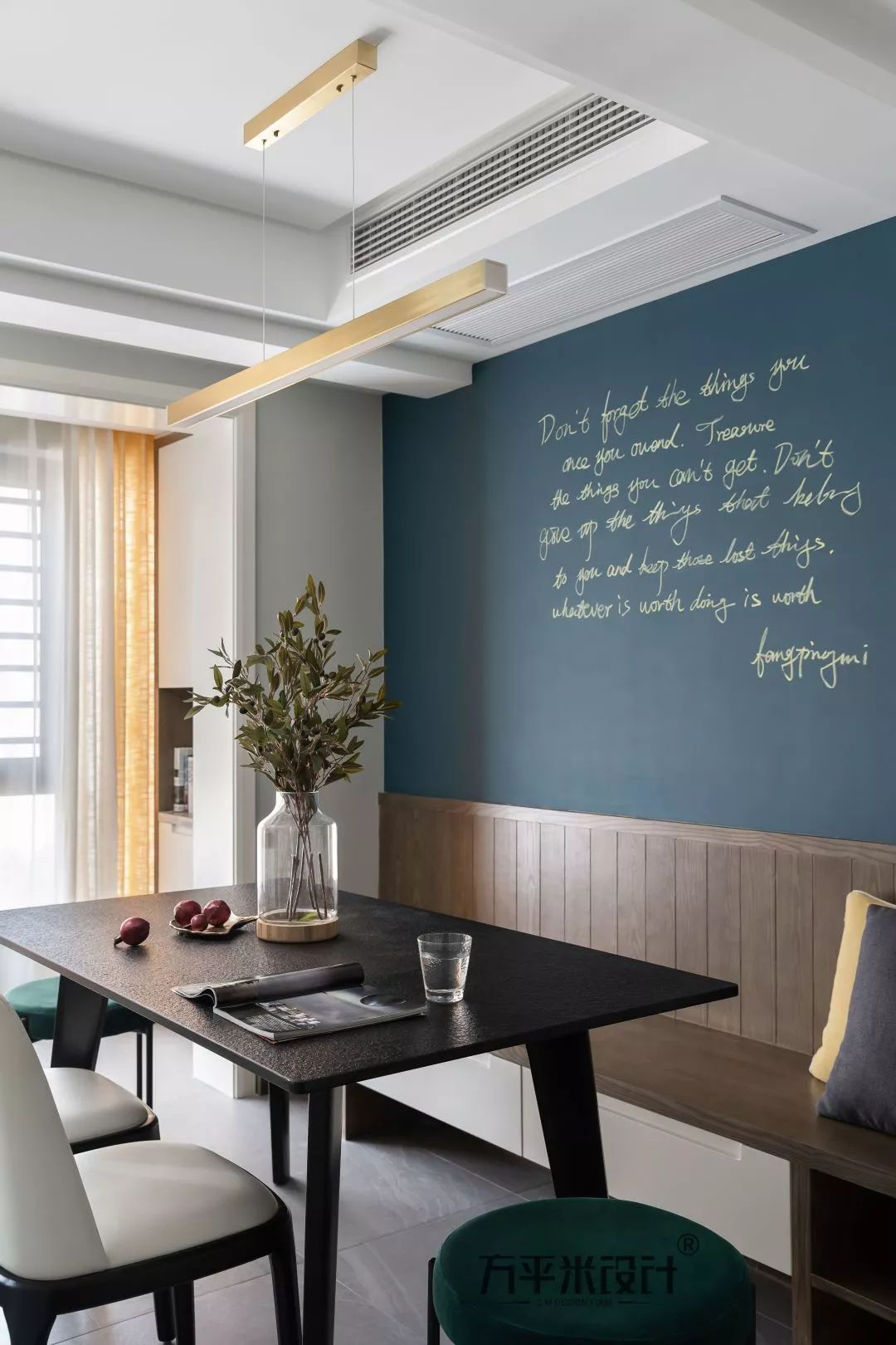 现代轻奢温馨家 | 方平米设计新作，小菠萝三口之家-46