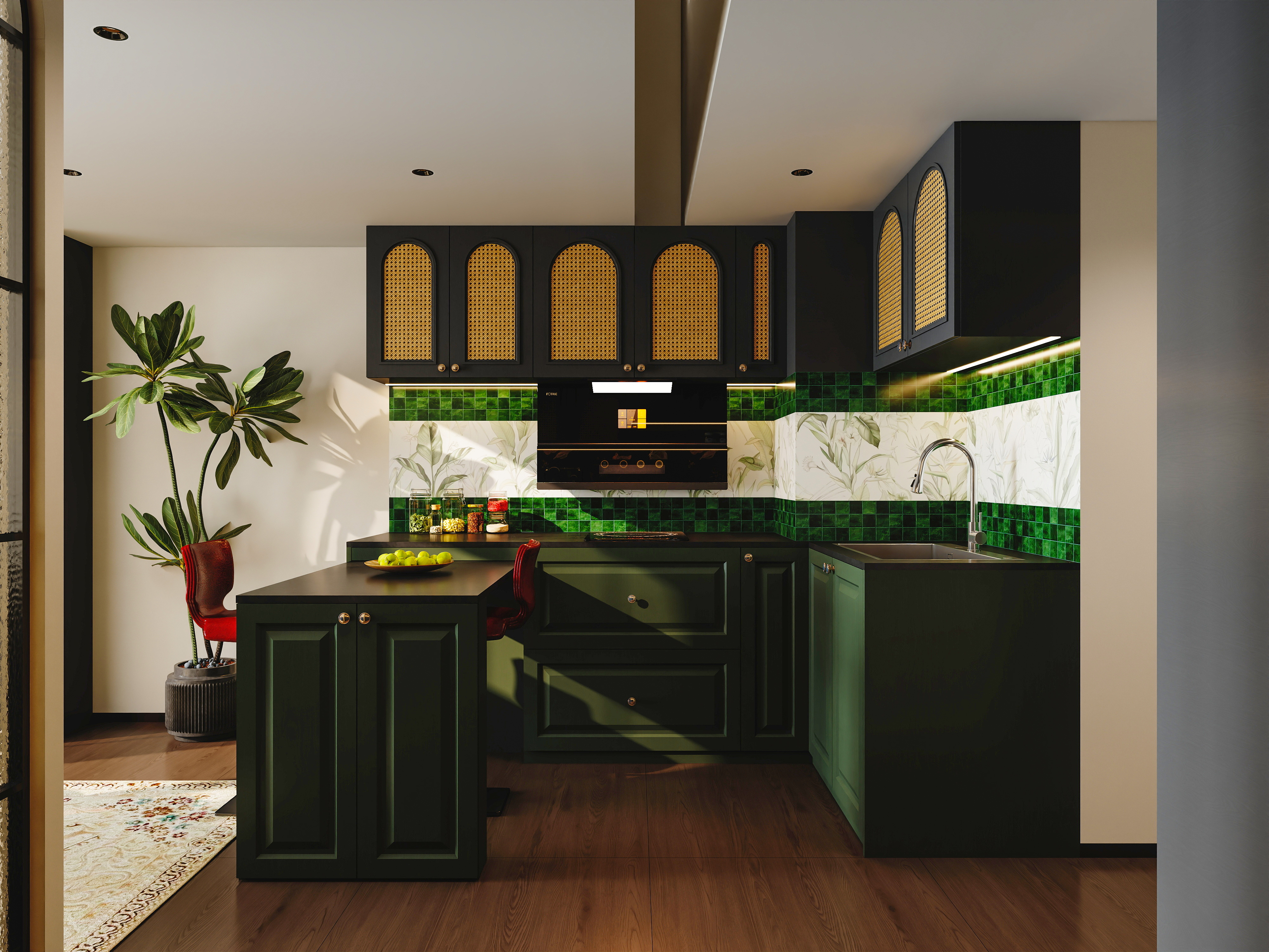 法式中古风loft民宿设计及施工（云南）-1