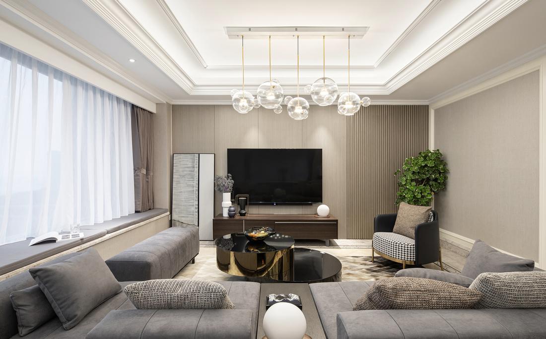 190 方现代极简主义平层大改造-11