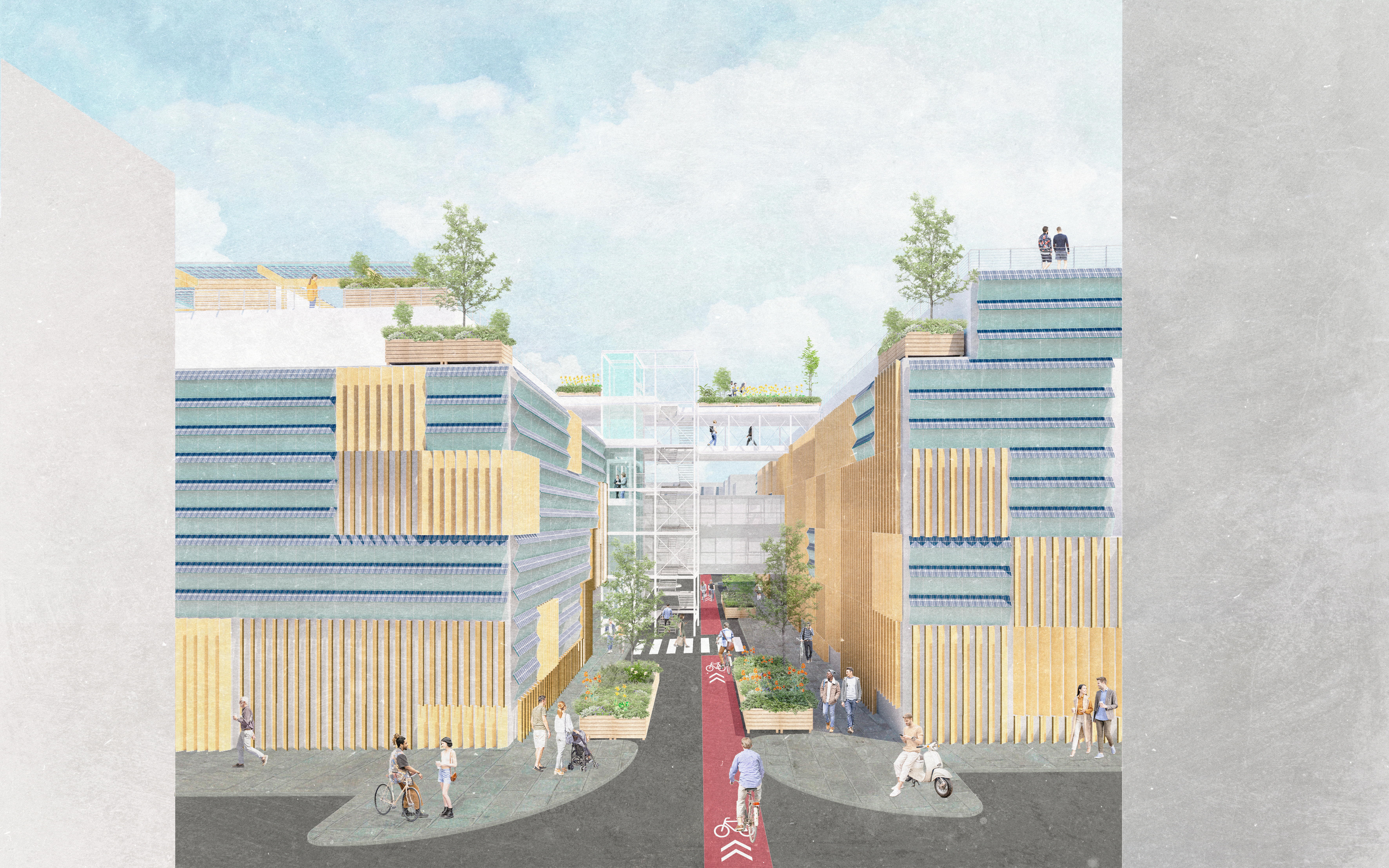 Architectural Visualization Collage // F07-7