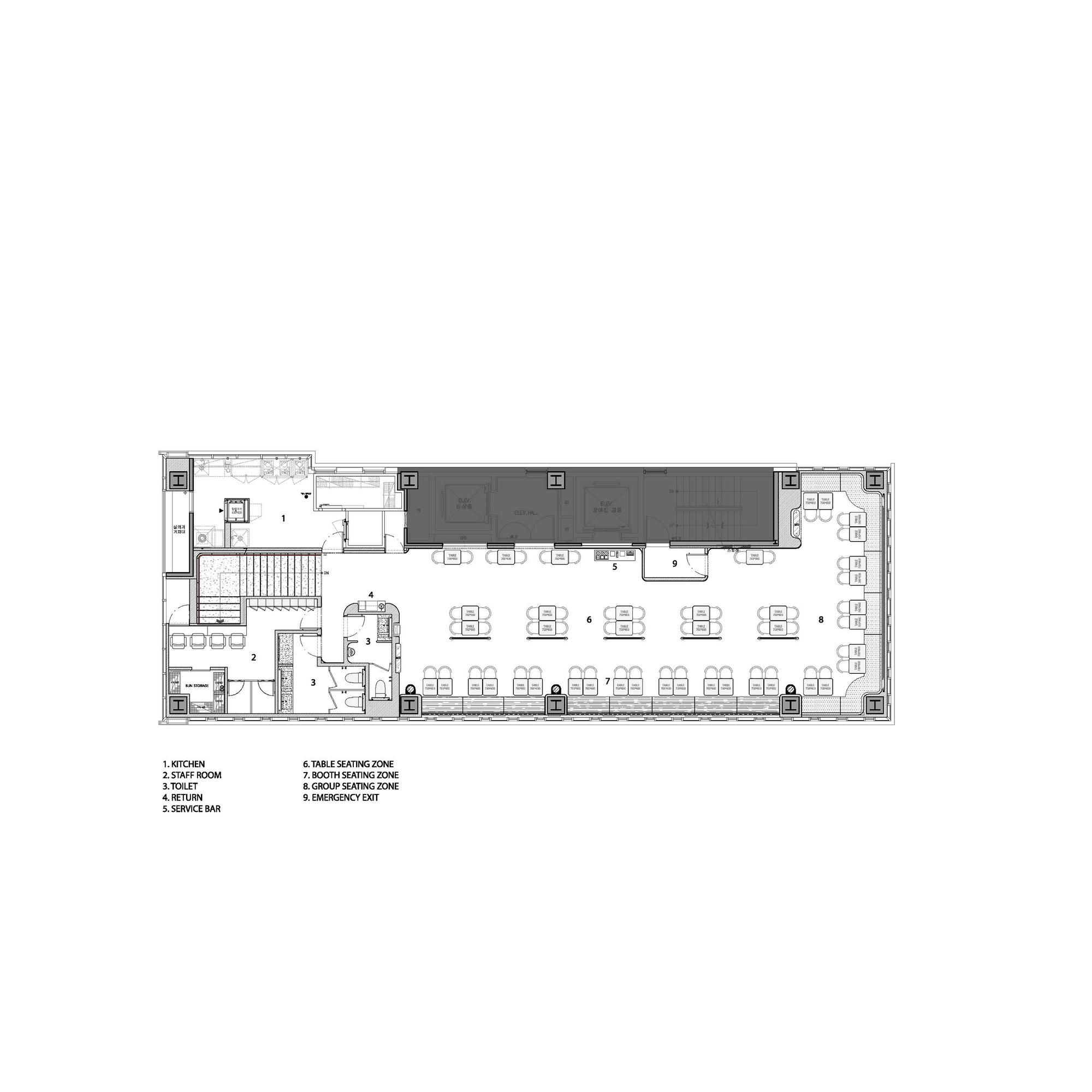 超级无敌汉堡江南店丨韩国首尔丨Betwin Space Design-19