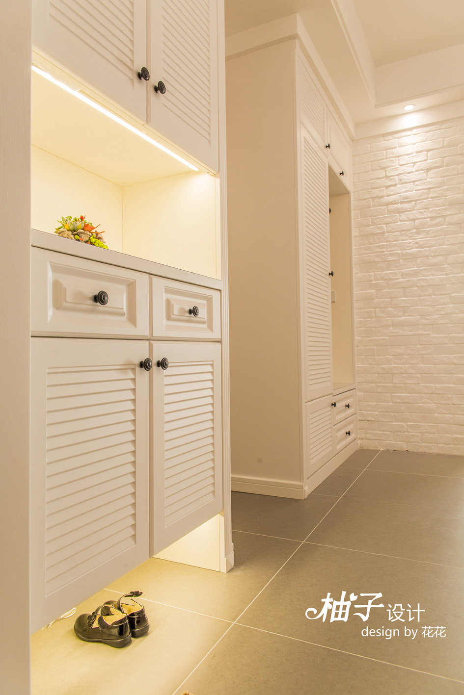 柚子空间设计--苏龙苑90平--马卡龙遇见你                     -9