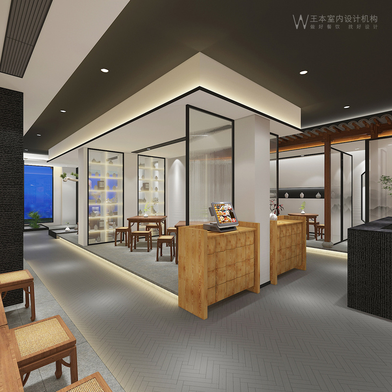 苏式面馆新中式设计丨中国南京丨万中设计王本餐饮空间设计机构-19
