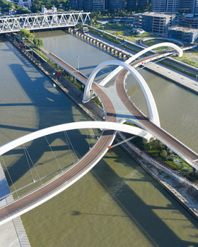 杭州大运河门户桥丨中国杭州丨Zaha Hadid Architects（扎哈·哈迪德建筑事务所）