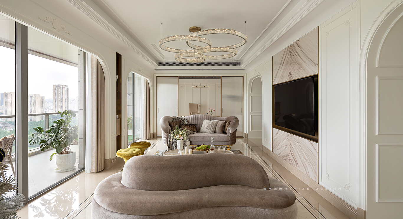 简约法式风格私宅设计丨中国杭州丨赵艺哲设计工作室-7