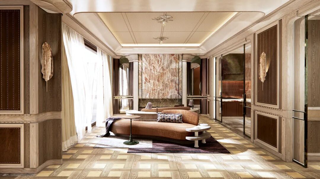 召禾设计邵程丨上海桐安里风貌别墅·复古侘寂风-12