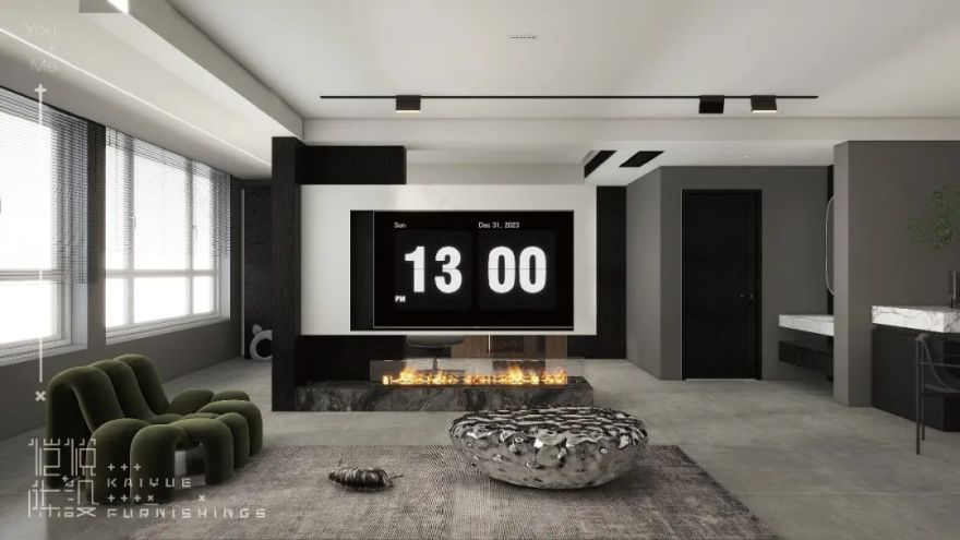 恺悦陈设|御澜道精装房改造丨中国重庆丨KD室内设计事务所-4