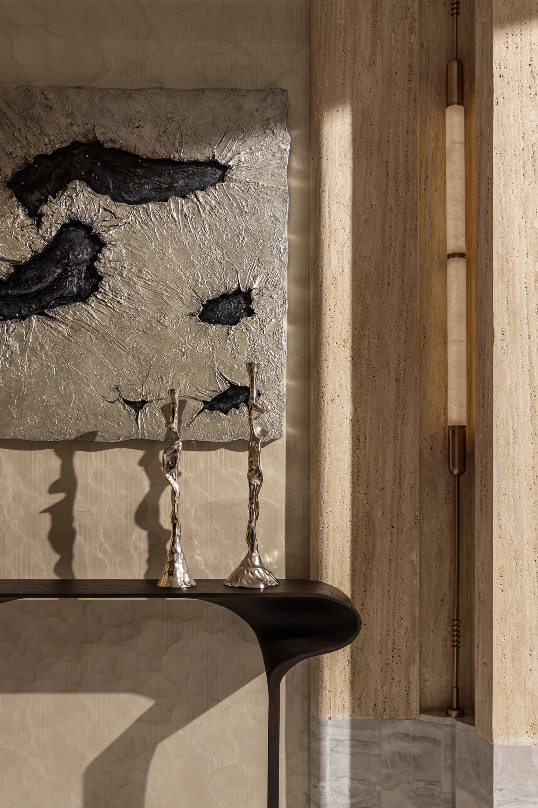 奥迅X新作｜流动艺术馆一826㎡顶层复式豪宅设计-34