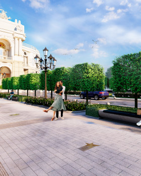 Theater Square 重建项目丨乌克兰敖德萨丨Kateryna Cherednyk 等