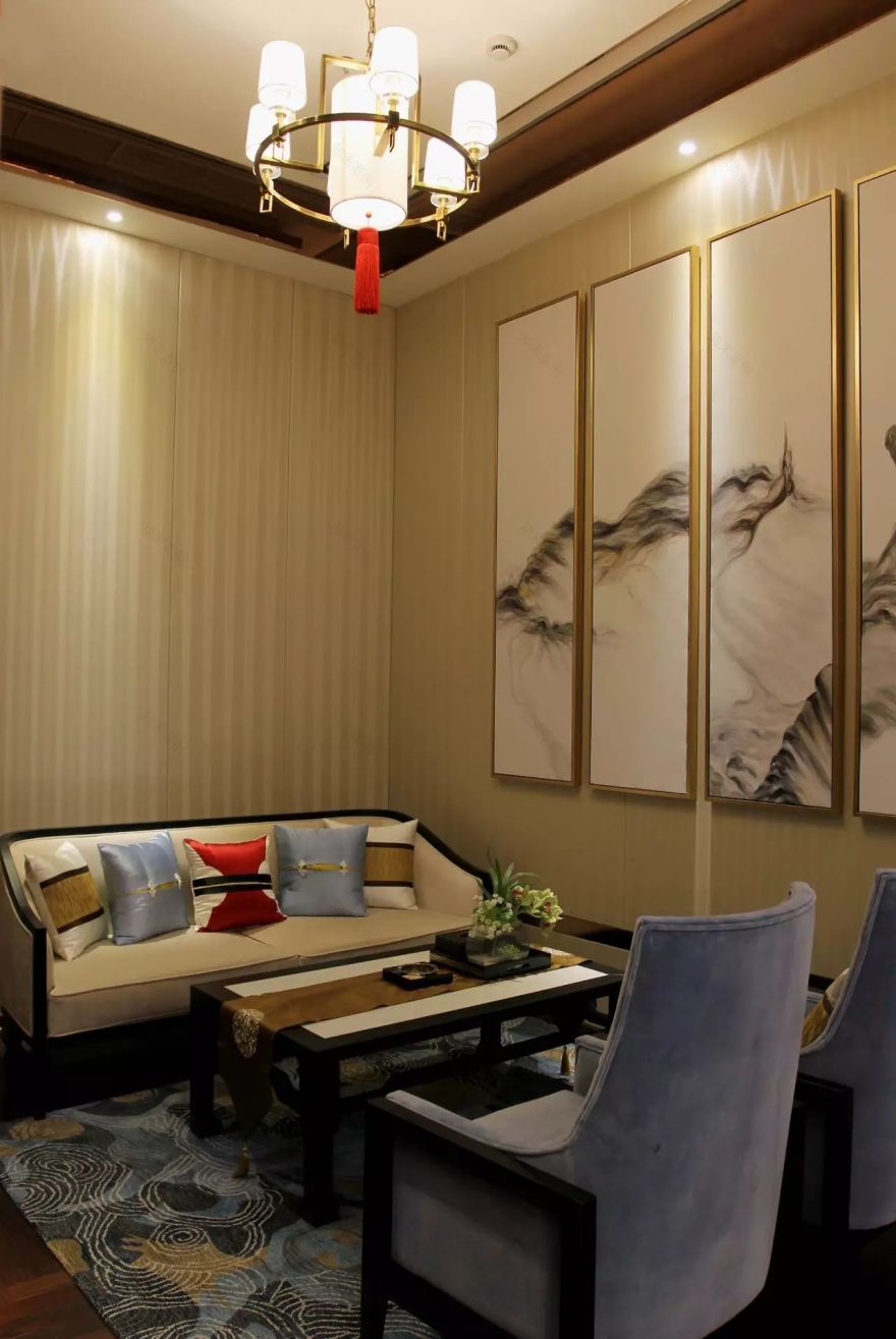 《DARRY作品》传统东方元素与现代元素的对比融合,乐清府售楼中心-20