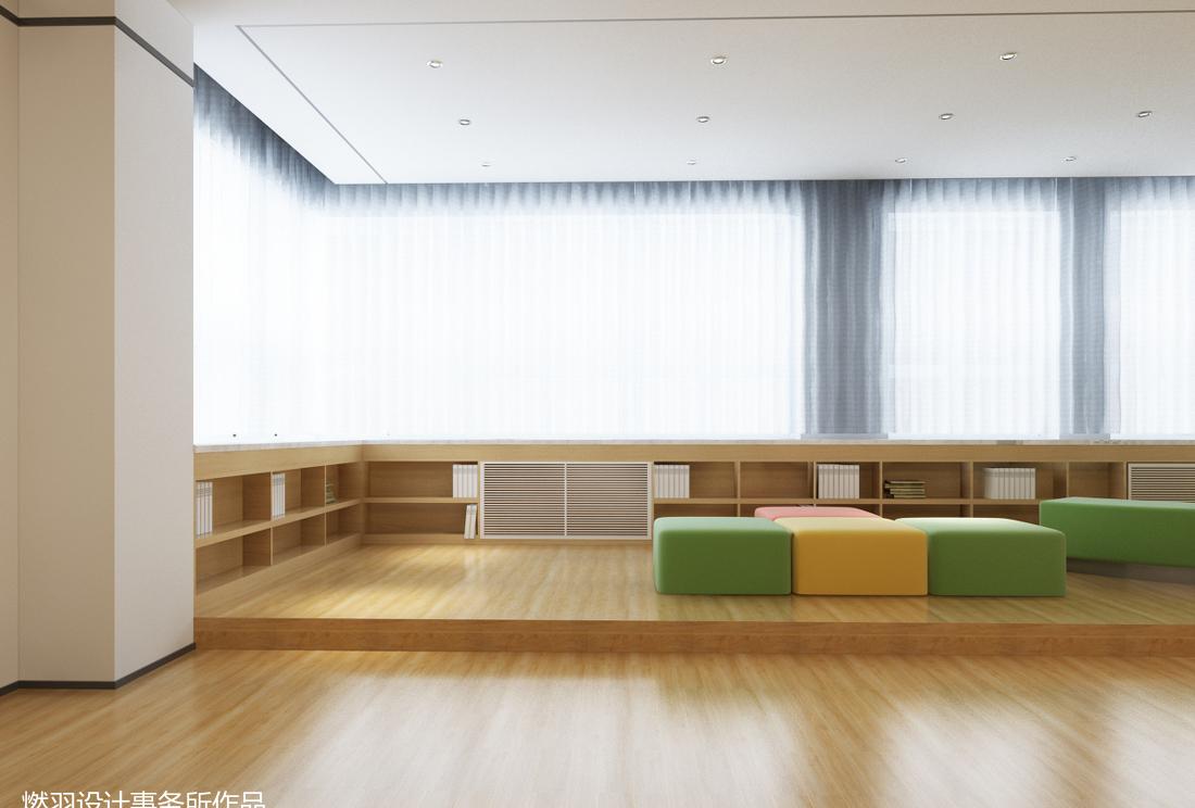 融合传统与现代的晋源区实验小学阅览室设计-12