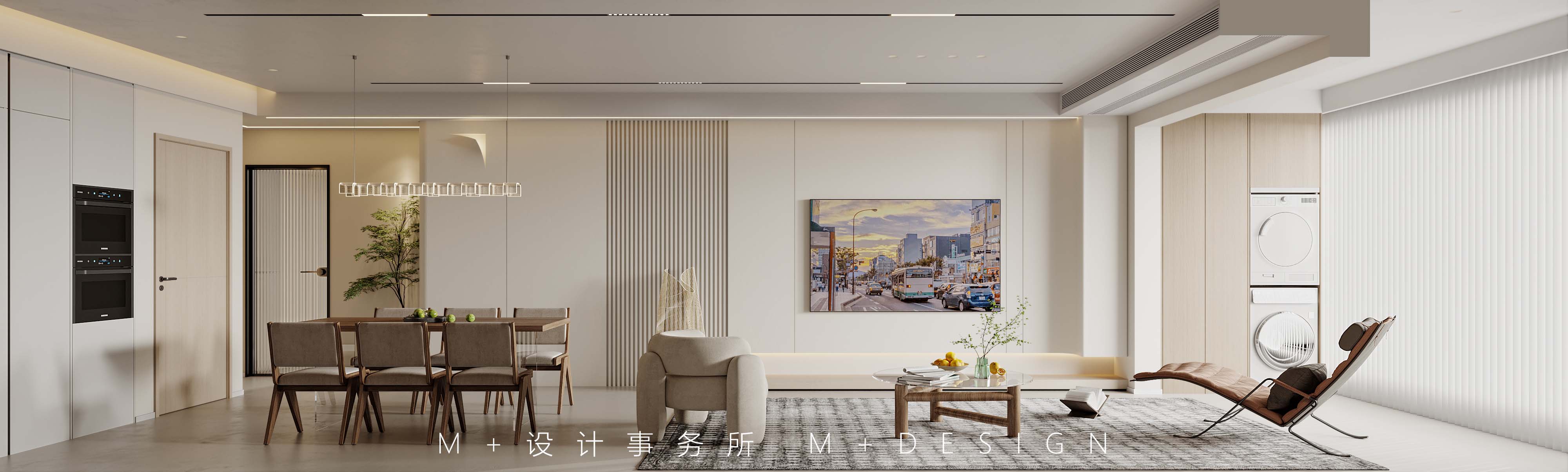 现代奶油风的理想家丨中国长沙丨长沙美加空间创意设计事务所-35