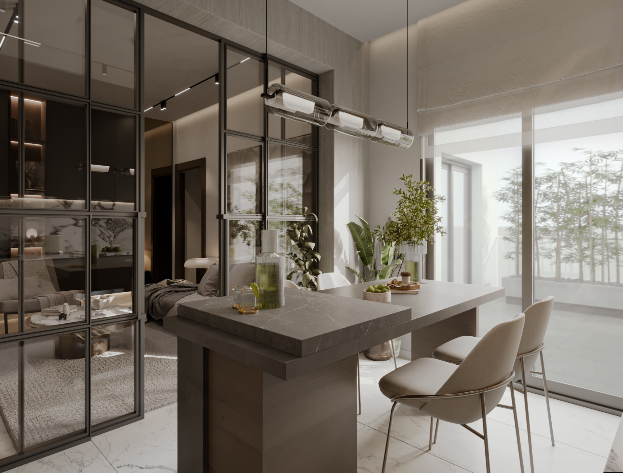 Cosy apartment 室内设计丨突尼斯丨Anamorph agnecy-9