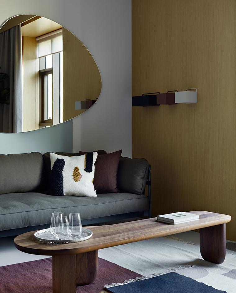 雅灰色 天空蓝，89㎡莫斯科柔和色调住宅  Workshop Studio-4