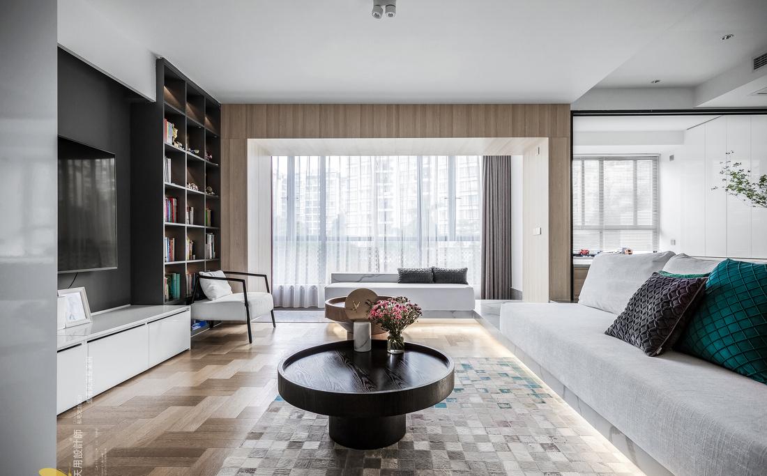 家庭厅开放空间设计-9