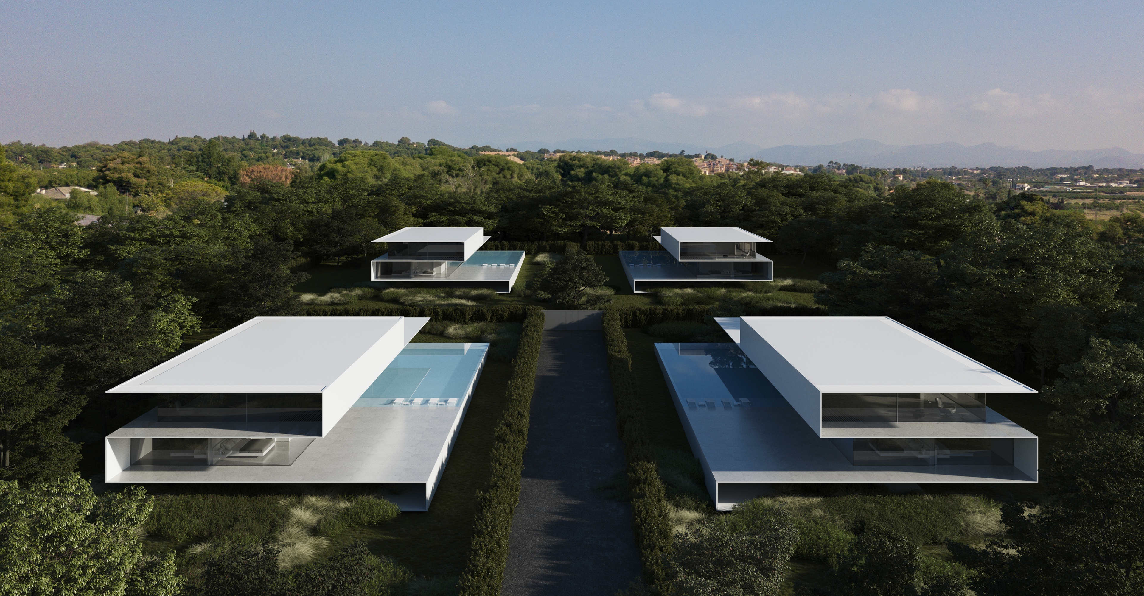 四个极简别墅设计-13