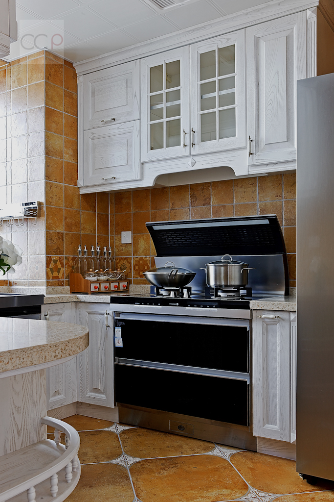 美式风情的绿城御园家装实景-18