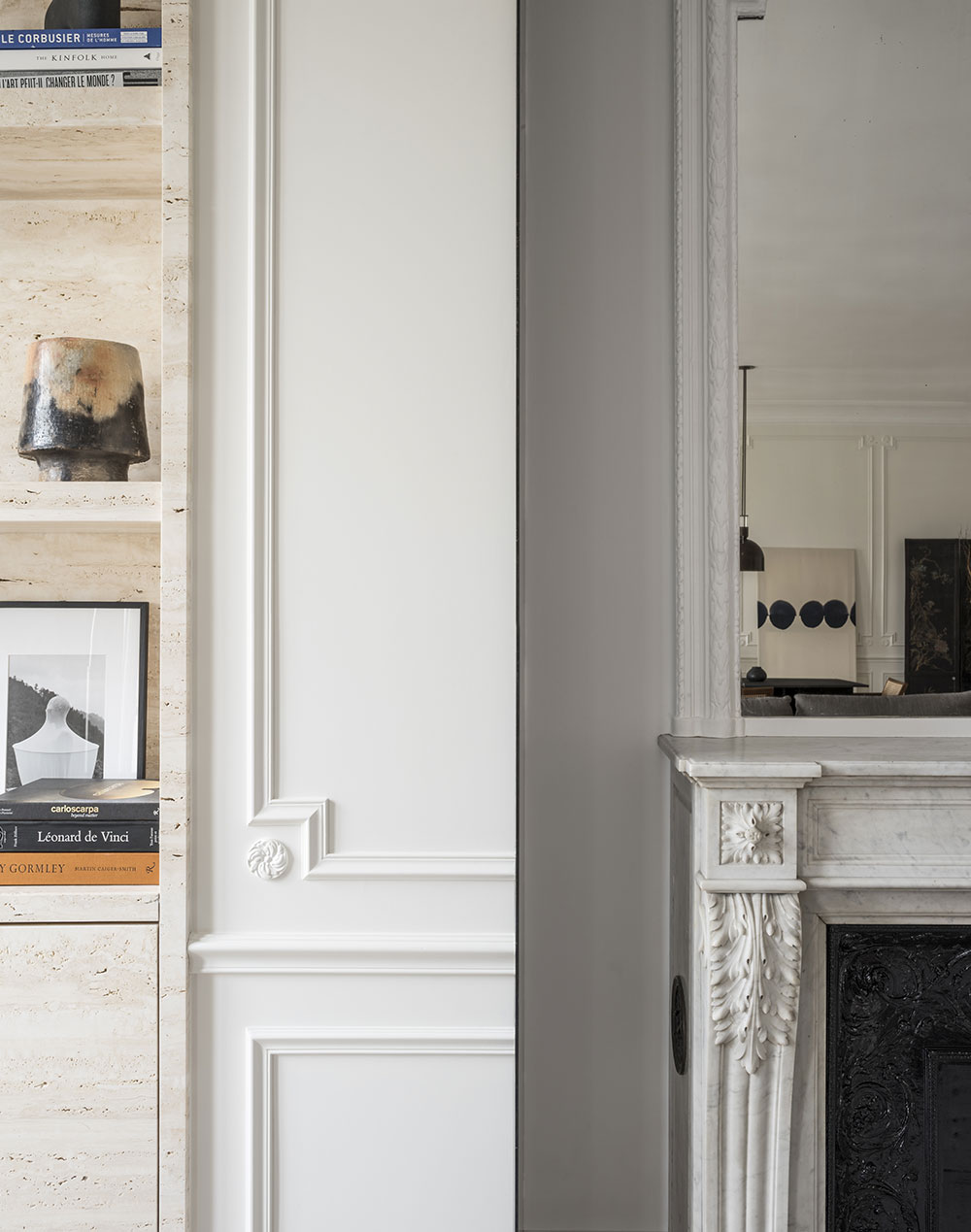 精致巴黎公寓中天然石材之美-6