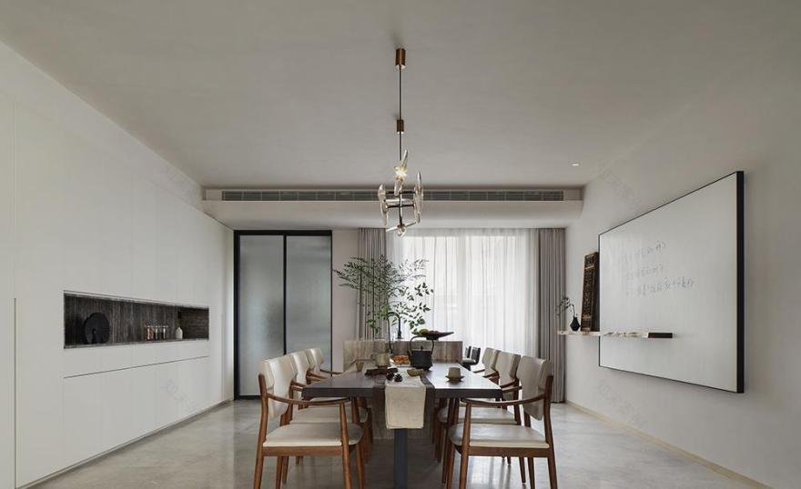 212㎡暖朴家居,弥尔顿式生活美学-28