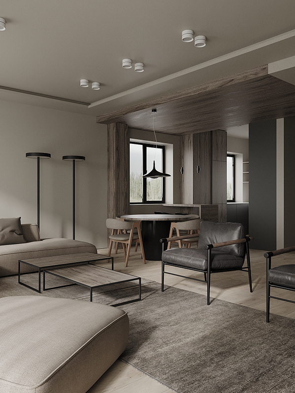 中性色系公寓设计-2