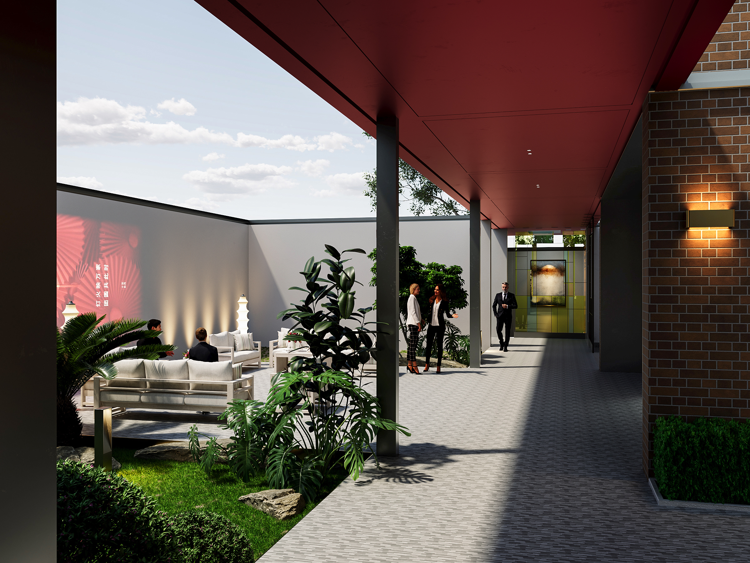 酒店设计方案效果图-6