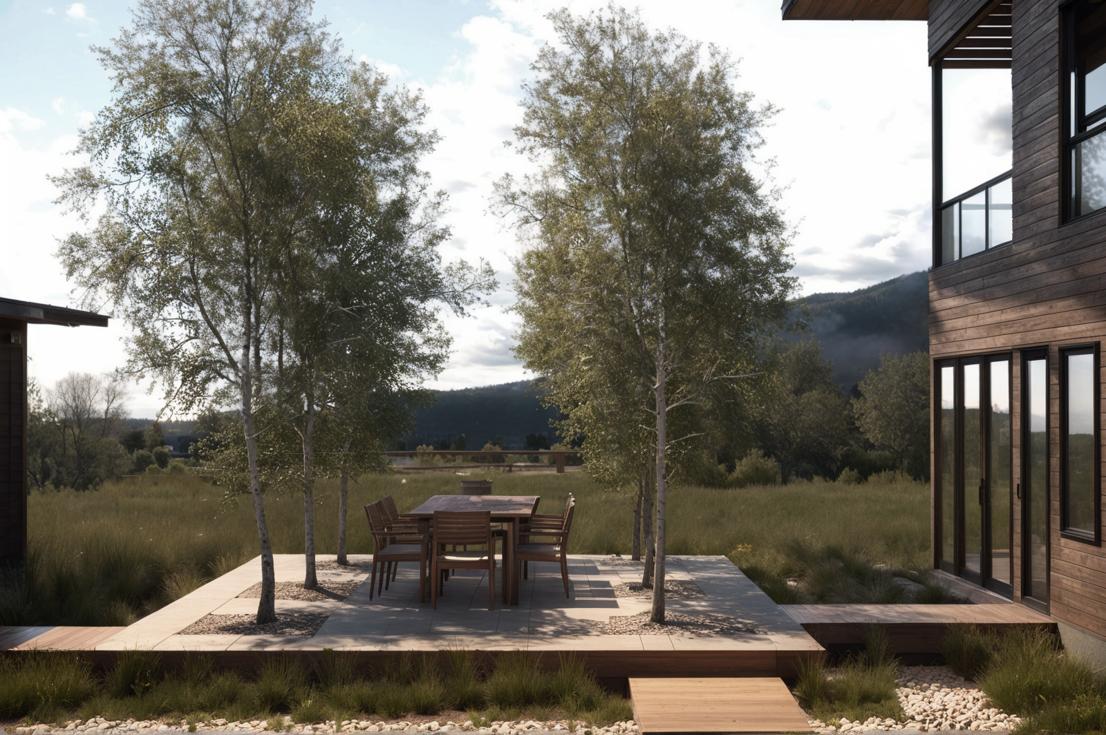 Modern Country House/ 3D Visualisation-1