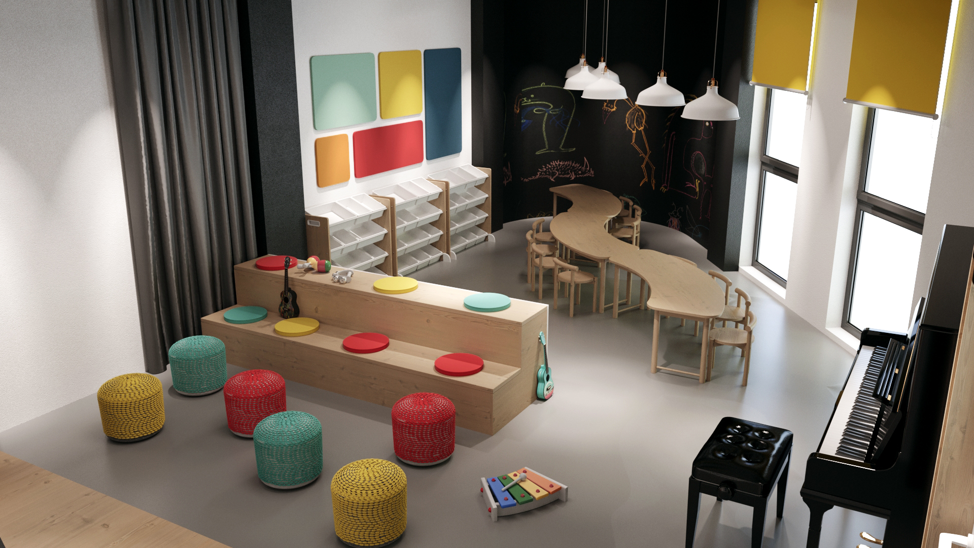 ESKİŞEHİR BİLNET 学校室内概念设计项目-19