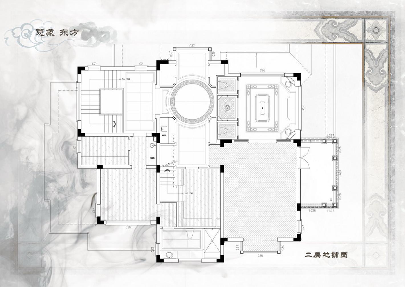 新中式大宅概念陈设配饰设计方案ddx-19
