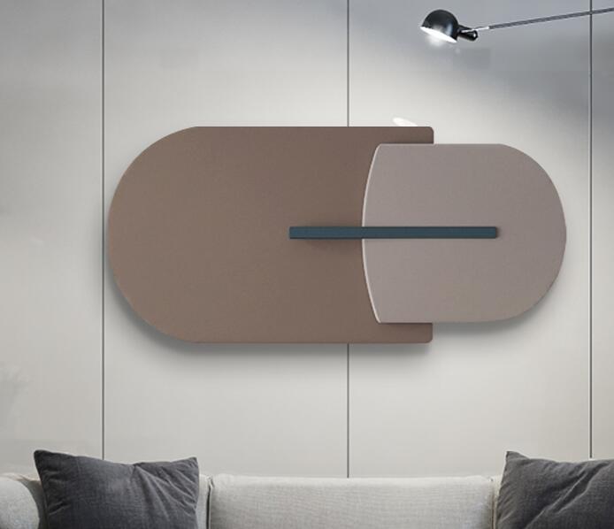 立体皮革金属实物画现代简约轻奢客厅卧室样板间餐厅装饰画挂画-9