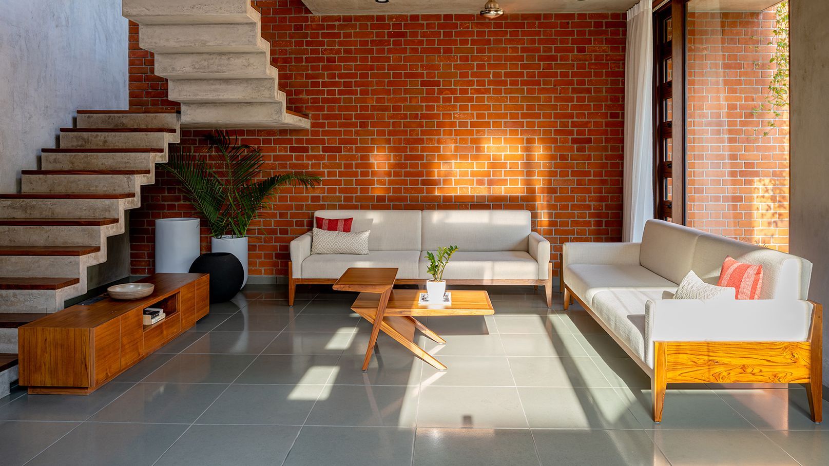 Vadodara极简且符合Vastu原则住宅丨印度丨Traanspace的Urvi Shah-2