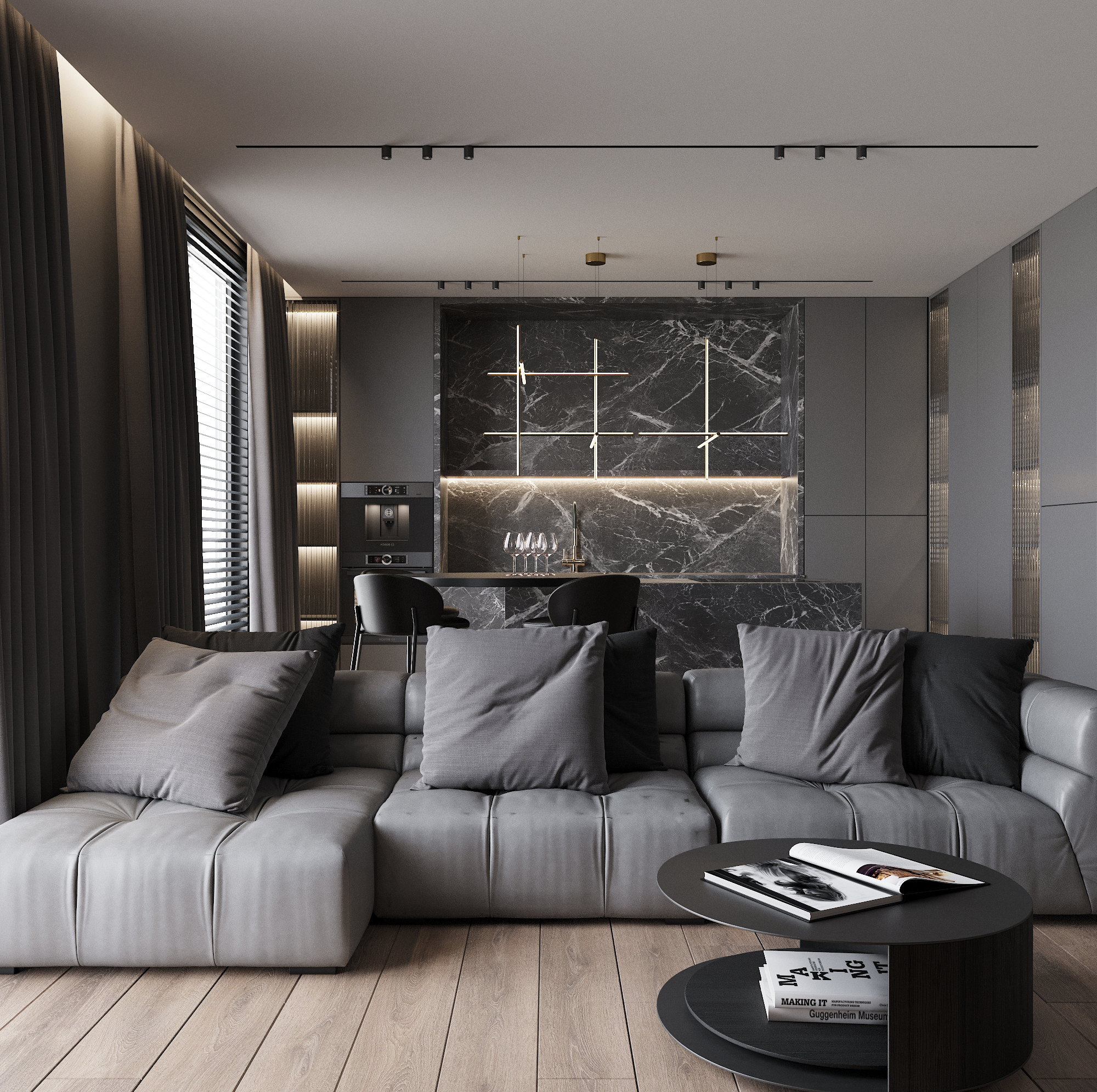 Gray Apartment Design-0