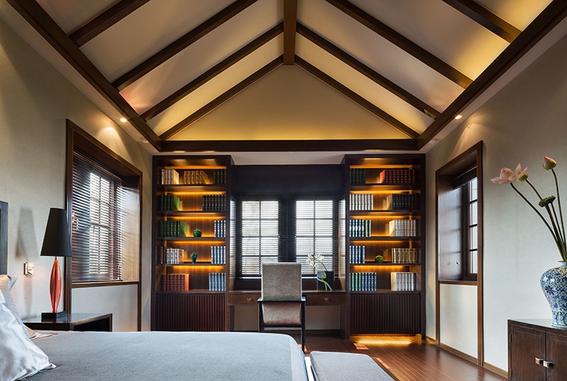 中星红庐中式别墅样板房-21