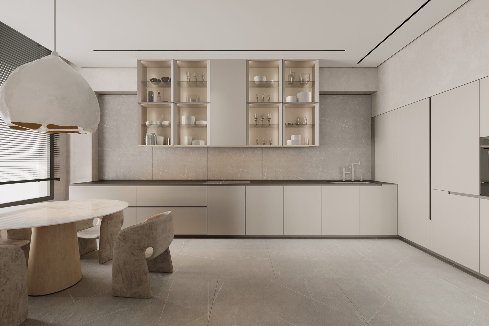 86㎡中性色系公寓设计 既高级又优雅！-7