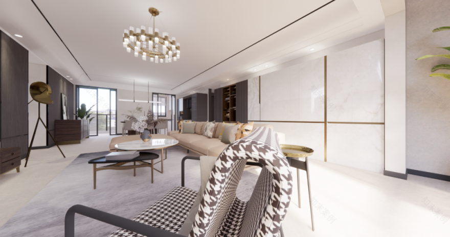 青云阙 188㎡软装设计丨堇尚悦设计-59