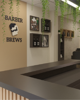 BARBER & BREWS