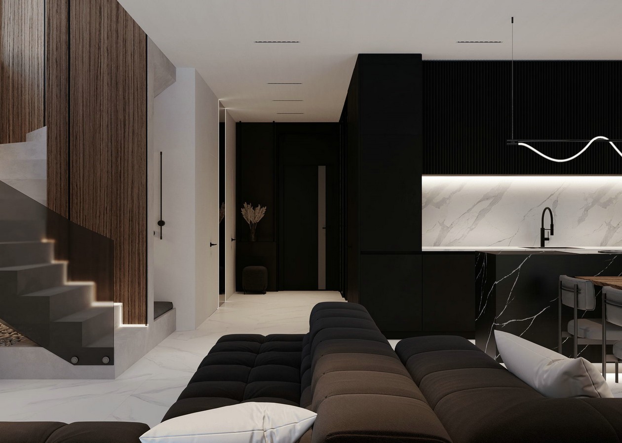 乌克兰基辅 132平米简约公寓-1