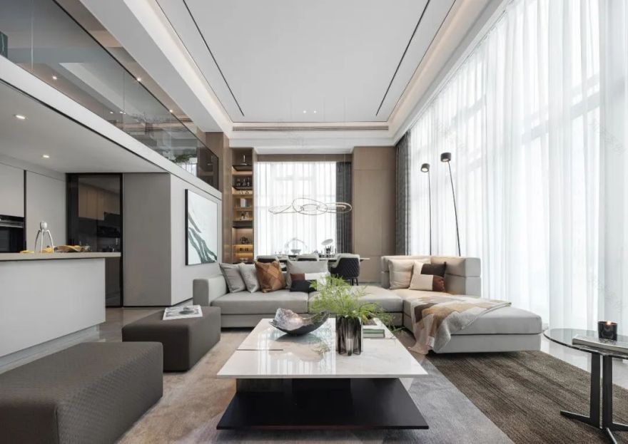 杭州滨江海威天地 Loft 样板间 | 现代主义美学典范-11