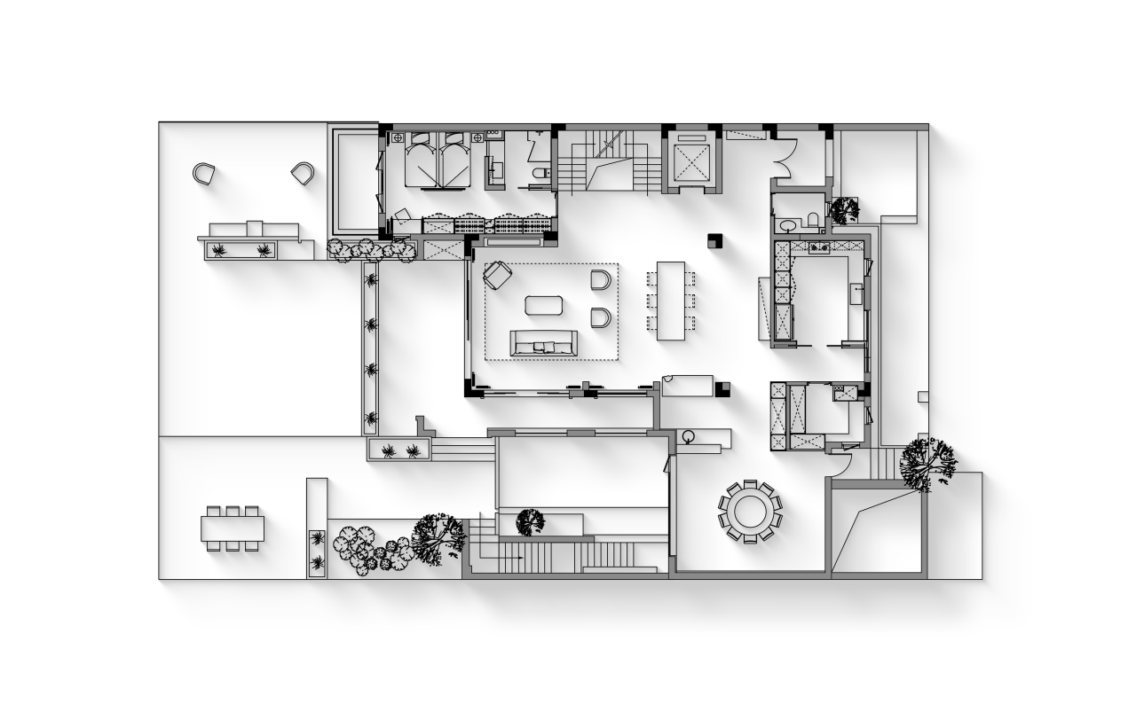 别墅项目丨中国杭州丨硬装辰佑设计,软装颜青软装-79
