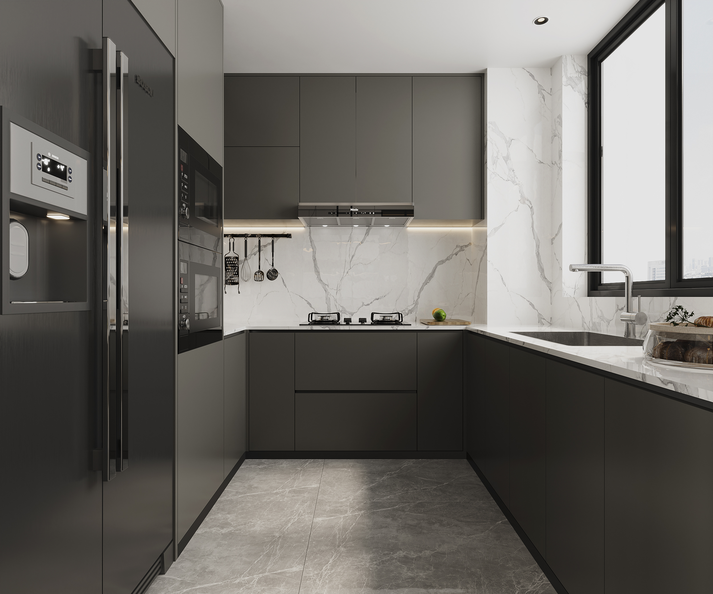 现代简约风格——家装 3D静态效果图-2