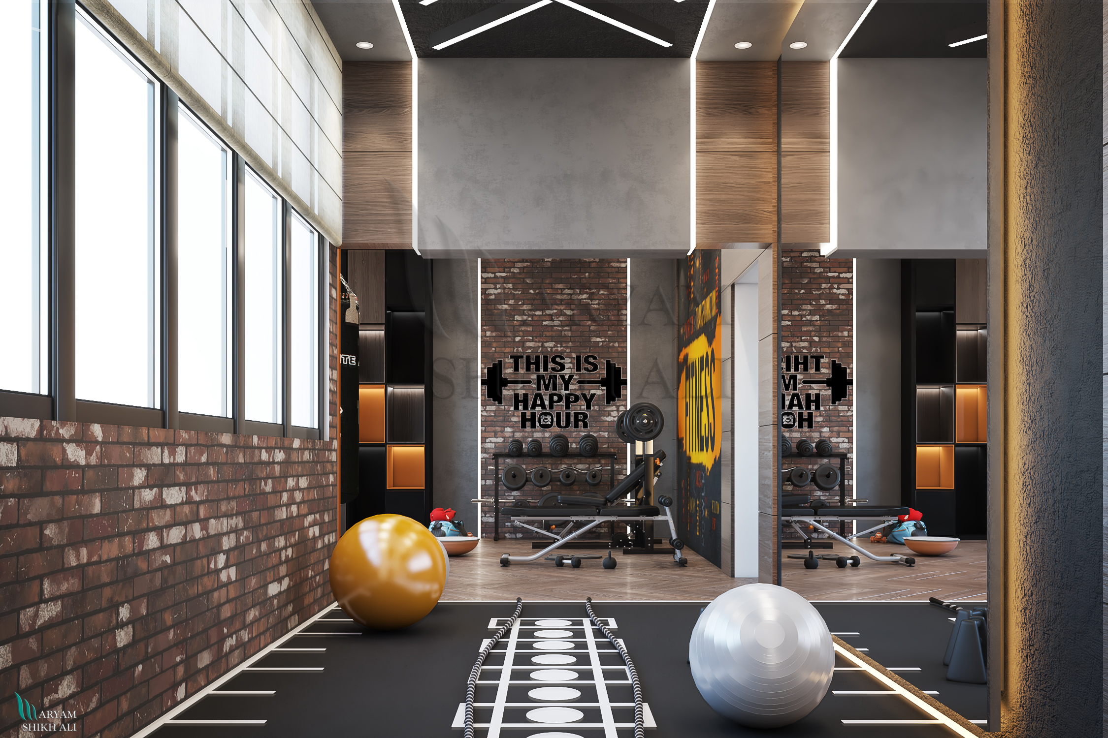 Home gym (Apamia) Dubai-5