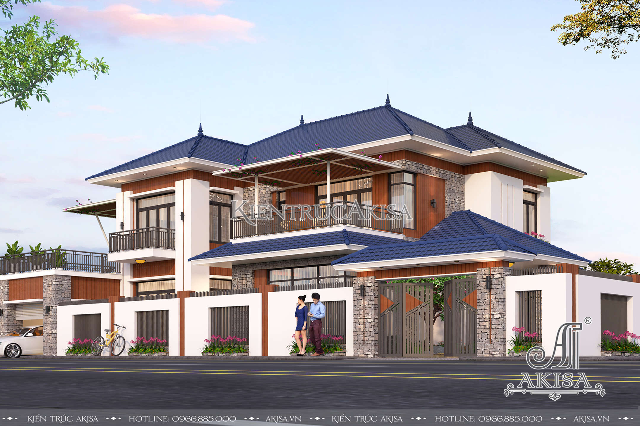 现代 2 层日式别墅设计丨Kiến trúc Akisa-9