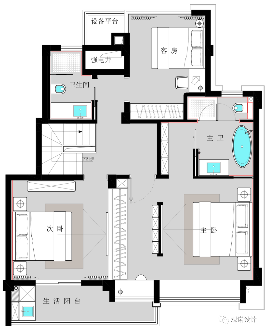 铂珺府 · 现代轻奢叠墅设计丨中国台州丨蔡凌舟,黄淑铭-13