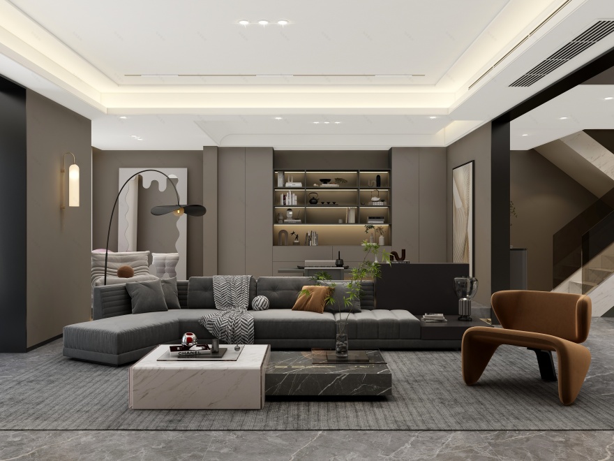 意式极简别墅-18