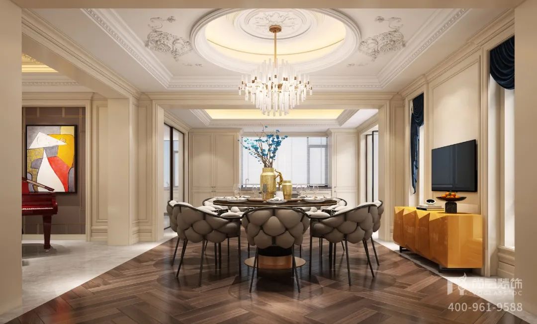 尚层装饰 | 法式浪漫嵌入生活,简约色调打造精致品味-27